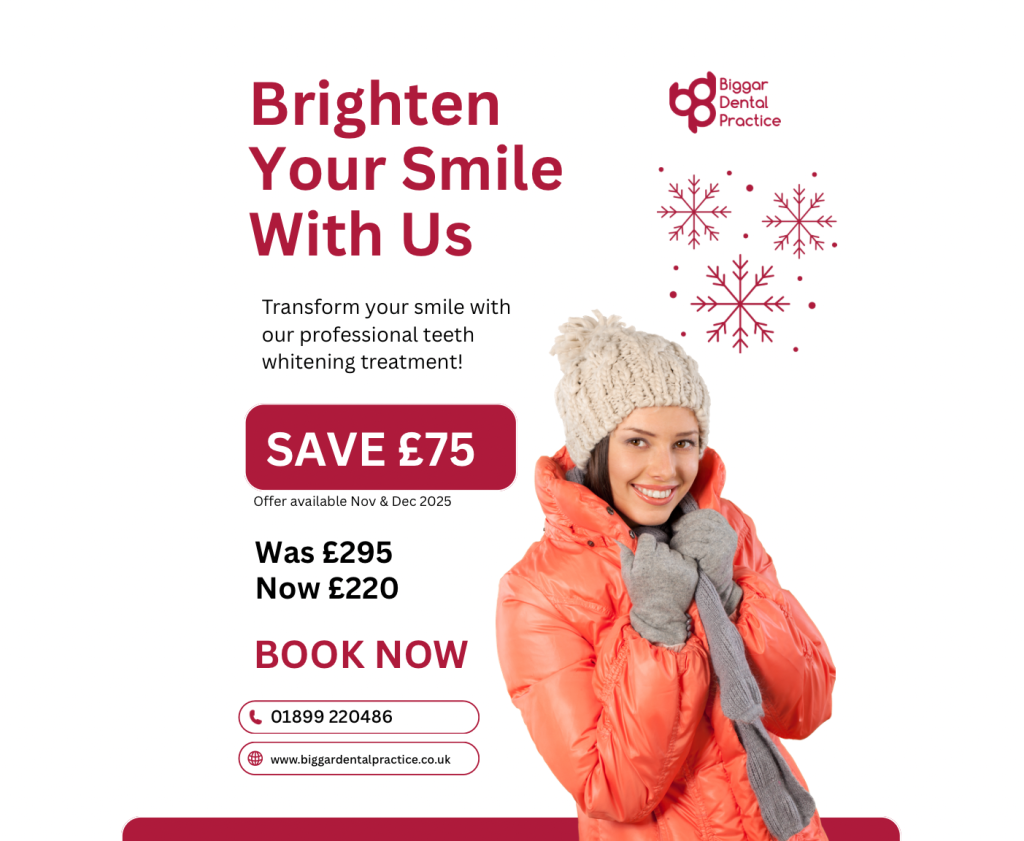 Teeth whitening special offer Nov Dec 2025