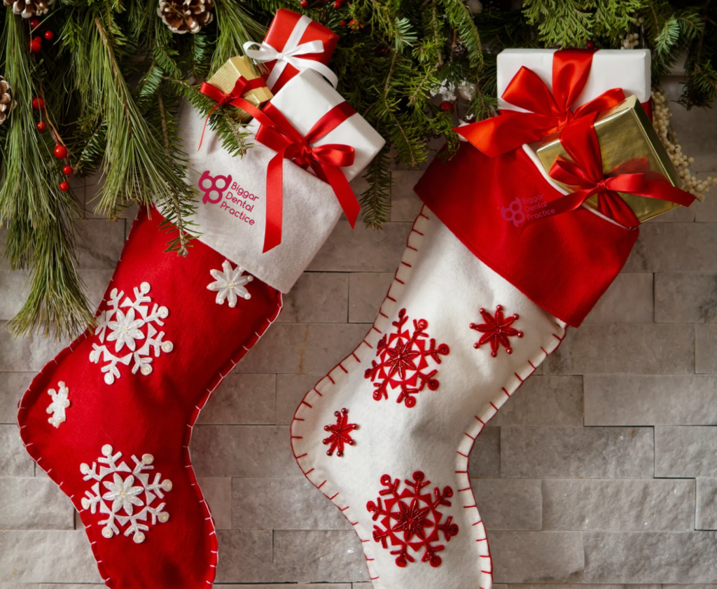 Two christmas stockings